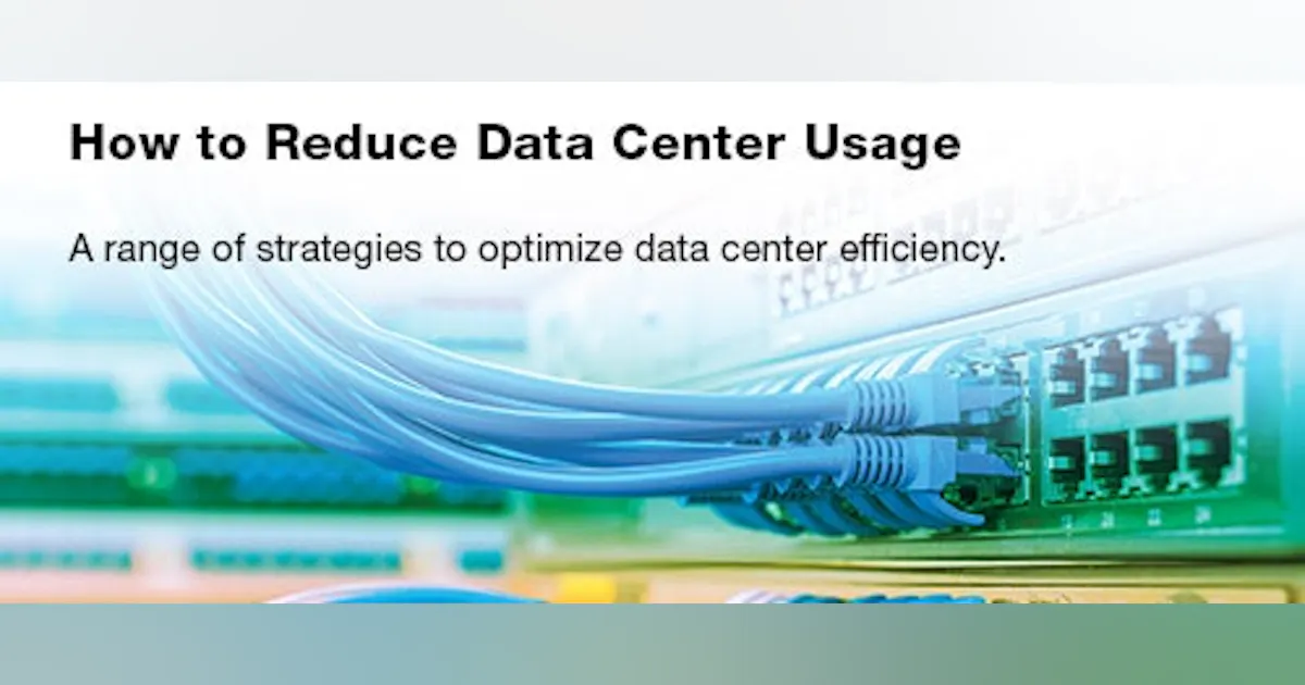 Reduce Data Center Load Reducing Data Center Energy Usage | Buildings