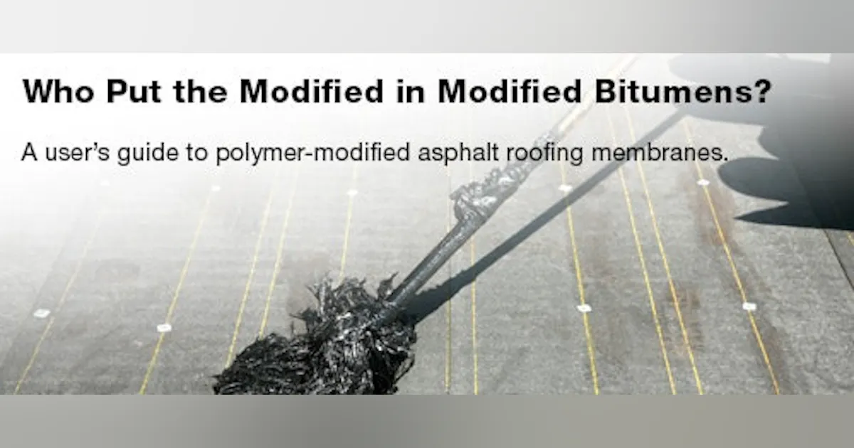 Modified Bitumen Animation The Staying Power of Modified Bitumens | Buildings