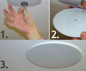 Recessed Can Light Blank Up Covers by Garvin Industries Buildings