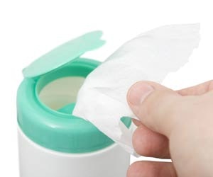 SporeKilling Bleach Disinfectant Wipes Reduce C. Difficile in