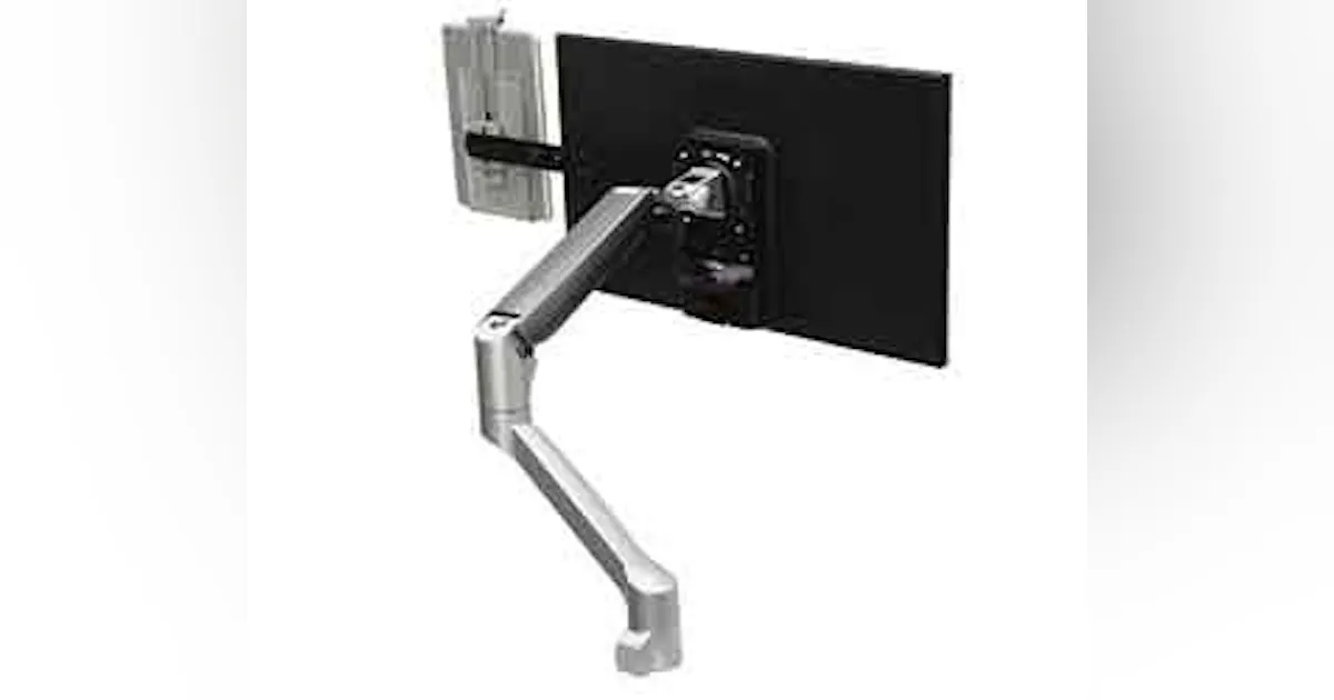 Monitor Mount With Integrated Cable Routing X Series Concealed Cable Monitor Arm | Buildings