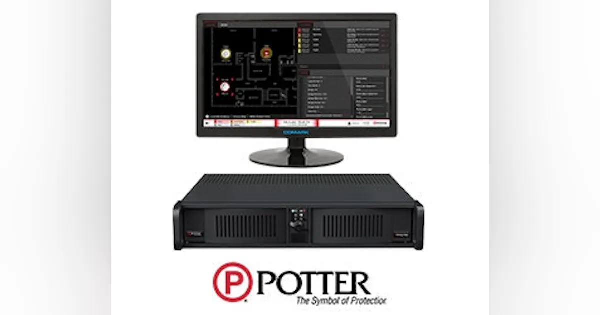 Potter Montior Module PotterNet Fire and Facility Supervisory Station | Buildings