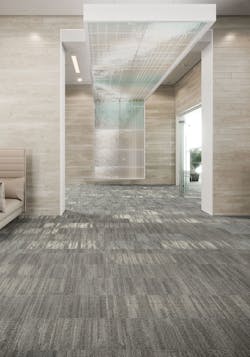 Data Tide is a collection of modular carpet planks that explores the symbiotic relationship between nature and data through the visualization of water. Data Tide is a collection of modular carpet planks that explores the symbiotic relationship between nature and data through the visualization of water.