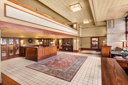 From the moment guests step into the lobby, they’re immersed in surroundings that feel historically significant, yet modern at the same time. The refresh of the Historic Park Inn Hotel, originally named the City National Bank and Hotel, ensures most of the areas remain true to their original design intent. From the moment guests step into the lobby, they’re immersed in surroundings that feel historically significant, yet modern at the same time. The refresh of the Historic Park Inn Hotel, originally named the City National Bank and Hotel, ensures most of the areas remain true to their original design intent.