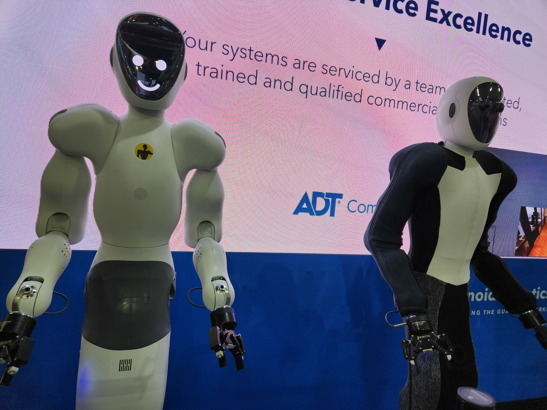 GSX 2022 showcased the latest offerings in security technology and strategy, including these humanoid robots by ADT Commercial.