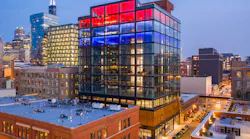 Fulton East is a 12-story, 90,000-square-foot office and retail building in Chicago’s Fulton Market District. It incorporates a full suite of touchless technologies, including an innovative touchless elevator call system.