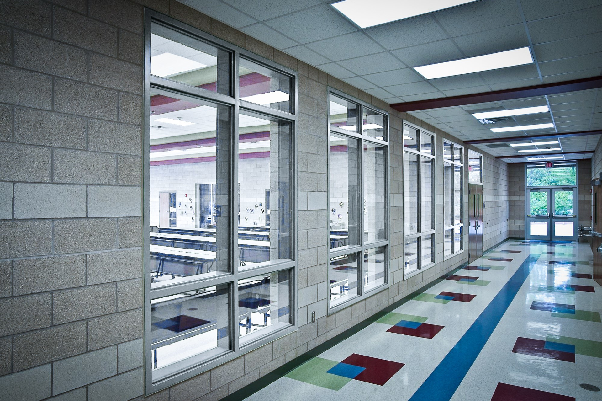 Fire-rated applications like schools need the best materials available.