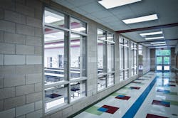 Fire-rated applications like schools need the best materials available. Fire-rated applications like schools need the best materials available.