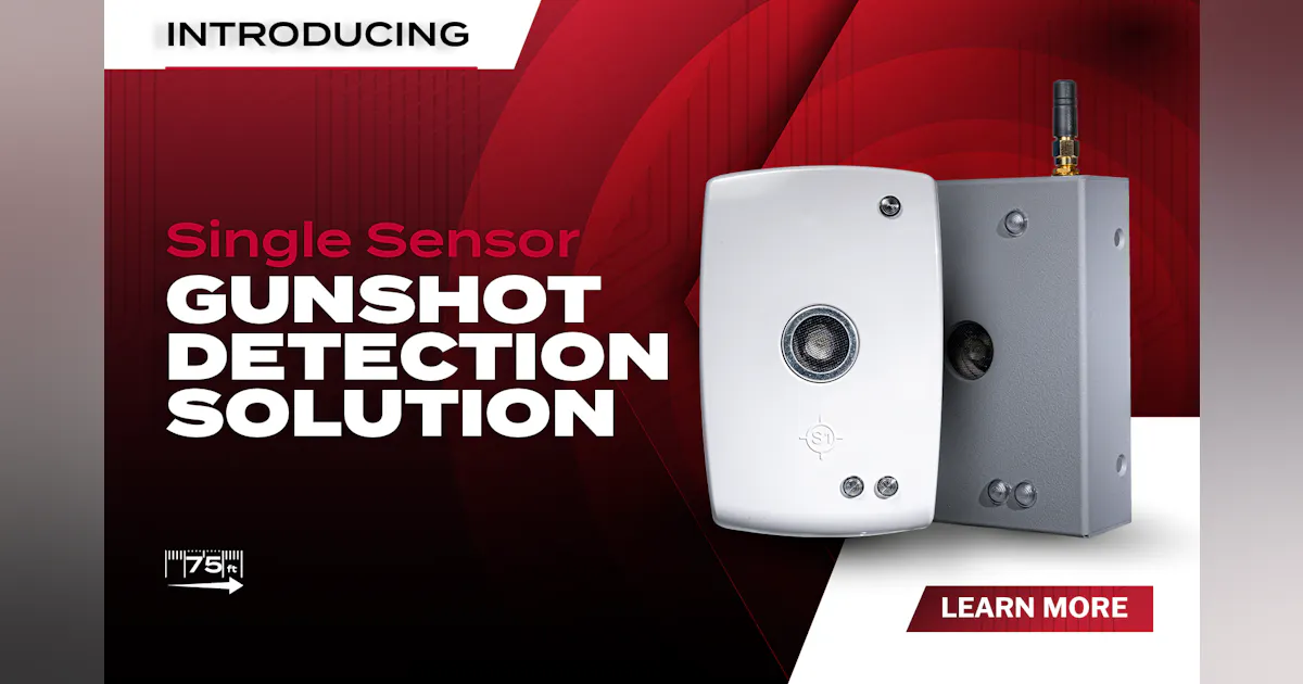 Single Sensor Gunshot Detection | Buildings
