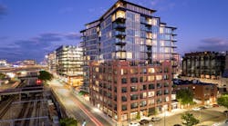 100 Shawmut is a striking condominium community in Boston&rsquo;s South End Landmark District. The combination of adaptive reuse and new construction preserved an iconic local building, which formerly served as a warehouse.