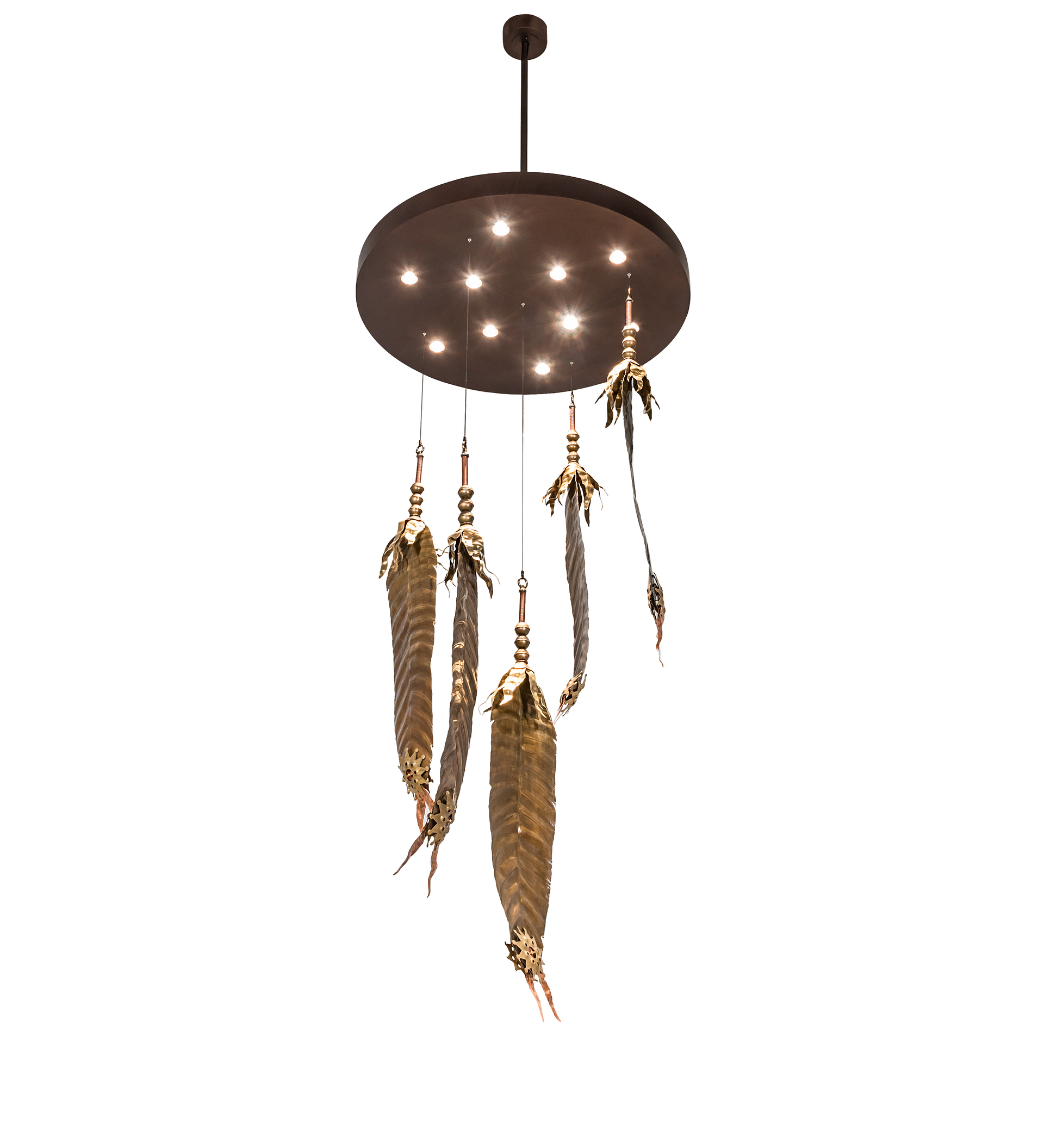 Meyda Lighting254208 Feather Cascading Pendant 63a353ba77d3a