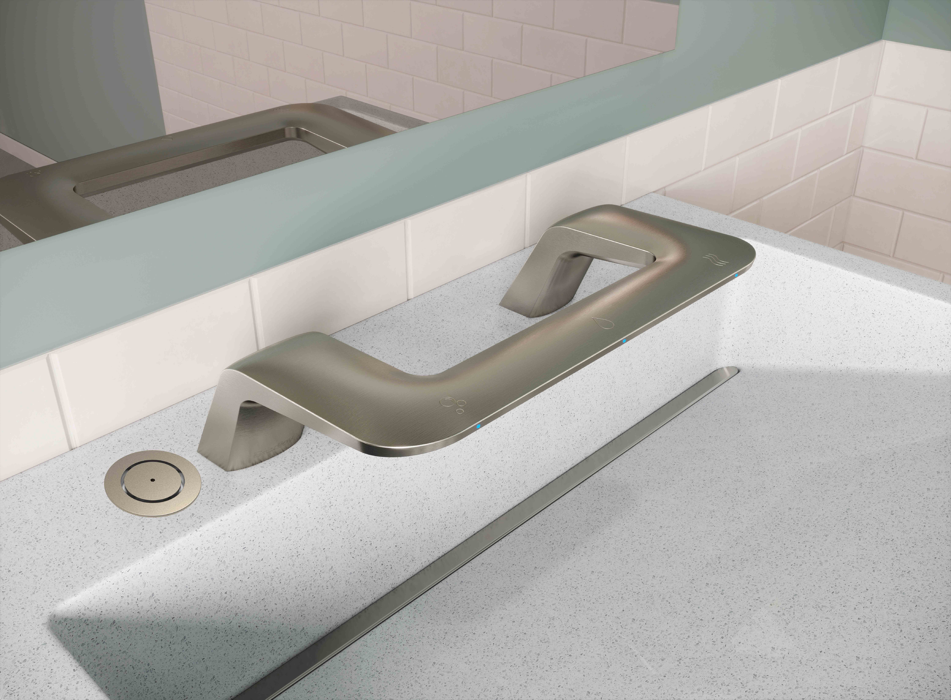 Bradley Wash Bar Top Fill Multi Feed Soap System 63d19ef7efcac