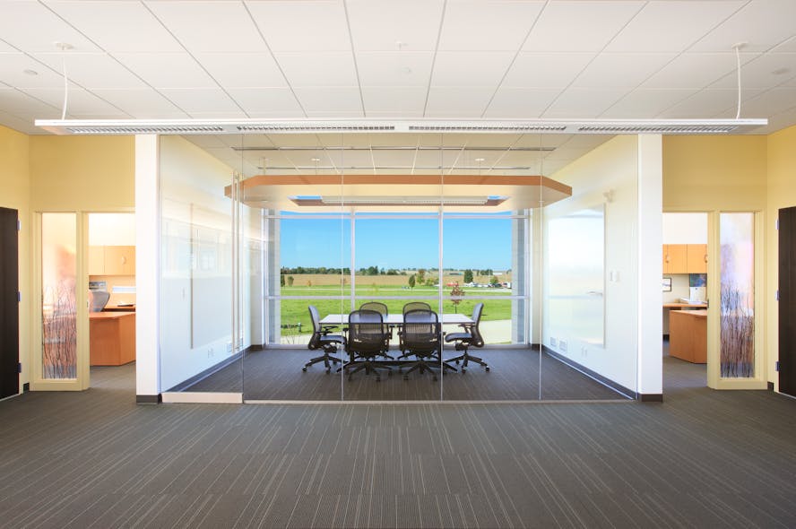 When Design Engineers renovated their 2009 office to net zero in 2016, LEDs were a key strategy.
