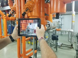 Capturing equipment locations with a tablet is easy. Capturing equipment locations with a tablet is easy.