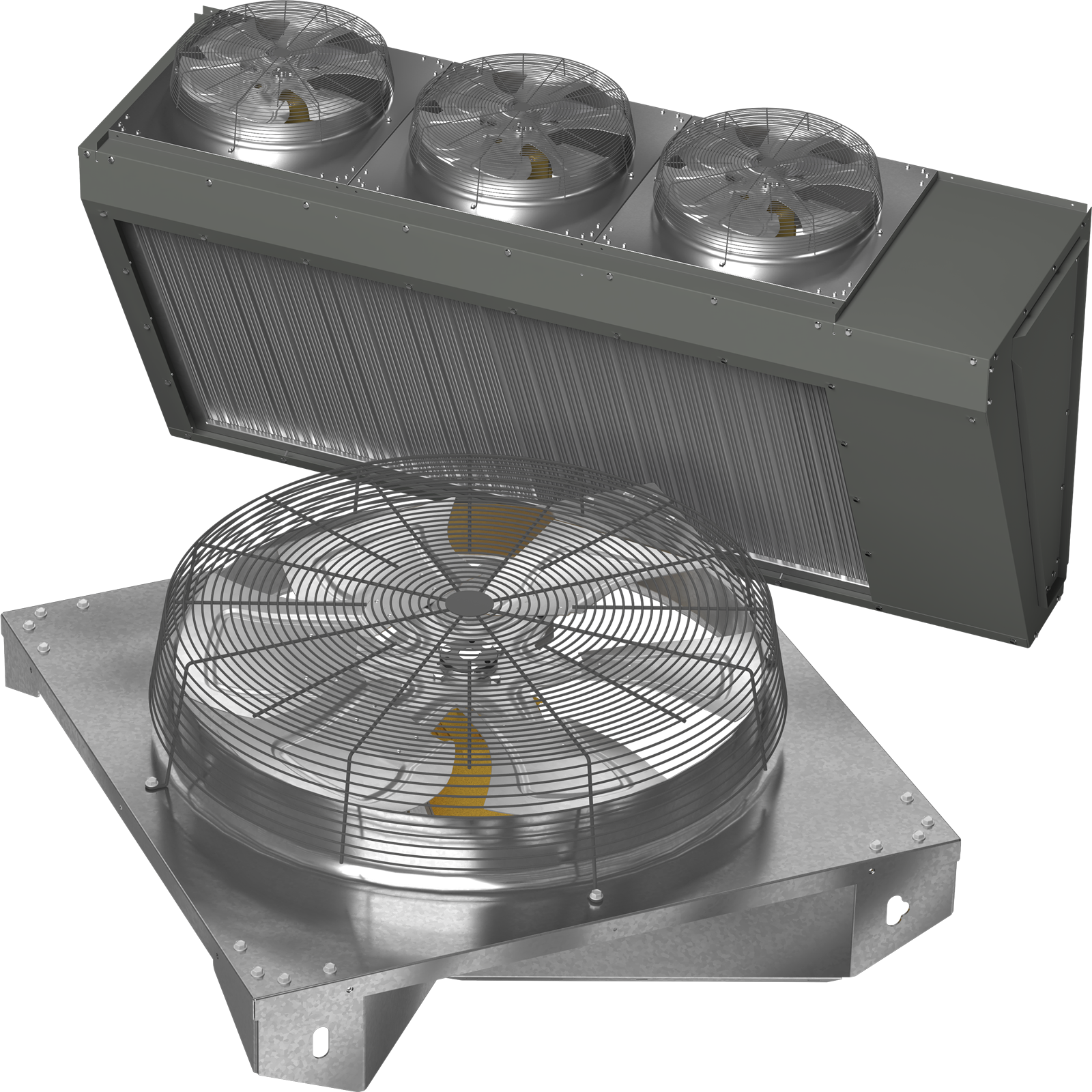 AER direct drive configurable condenser fan.