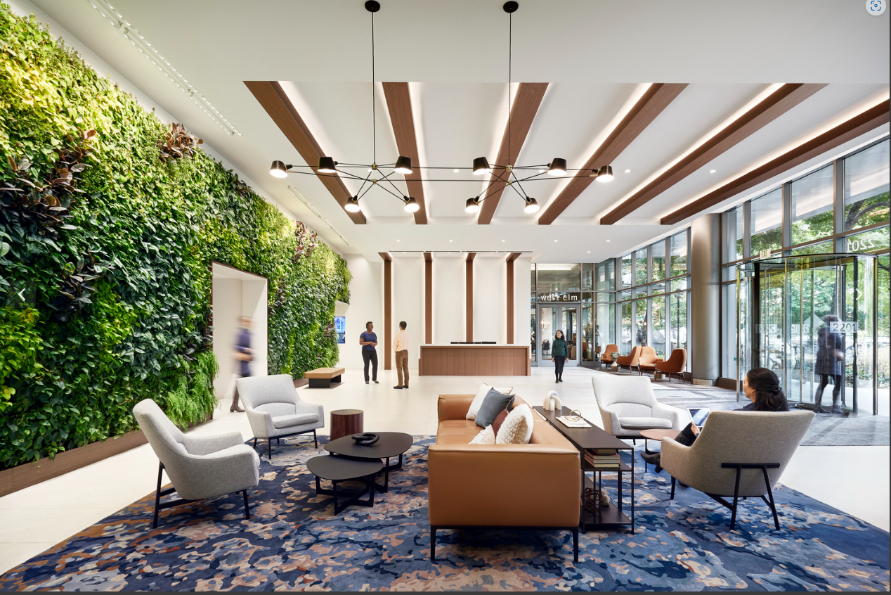 Located in Seattle&rsquo;s South Lake Union neighborhood, 2201 Westlake Lobby serves as the first impression for the high-rise multi-tenant office building and is an inviting way station for busy professionals.