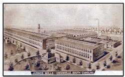 This historic postcard depicts the Judson Mill as it was originally designed. A century later, it&rsquo;s a thriving mixed-use development.