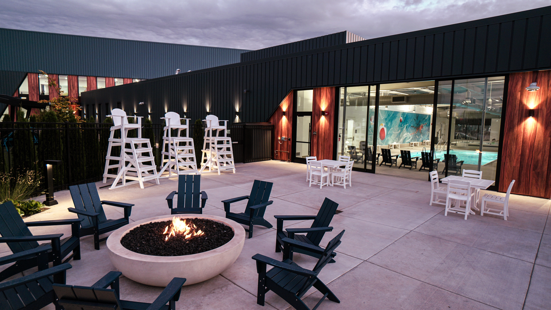 Active Wellness worked on this relaxing space. Offering office-based amenities that employees can&rsquo;t easily replicate at home is a great way to entice people to return to the office.