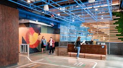 Stantec&rsquo;s lighting team thoughtfully integrated lights into Twitter&rsquo;s office in Boulder, Colorado. The goal for the four-story office building was to entice workers back to the office with space flexibility.