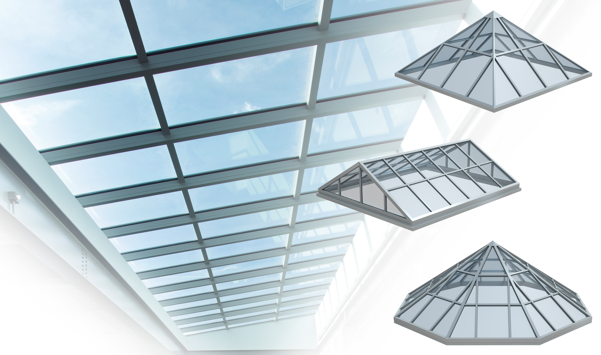 KlearSky Metal Framed Glass Skylights Buildings
