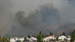 Dry conditions and high temperatures are increasing the risk of wildfires (like this one in southern California) for much of the U.S.