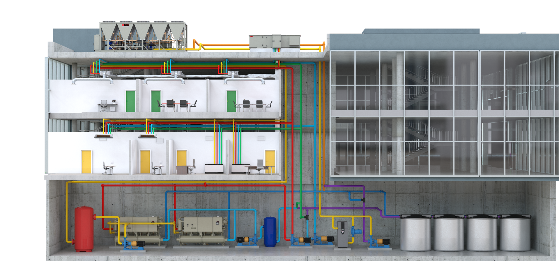 Trane Thermal Battery Storage Source Heat Pump System 64d3c190ae1d2