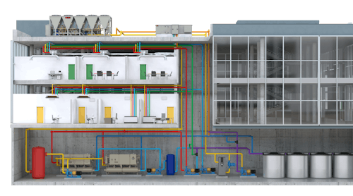 Trane Thermal Battery Storage Source Heat Pump System