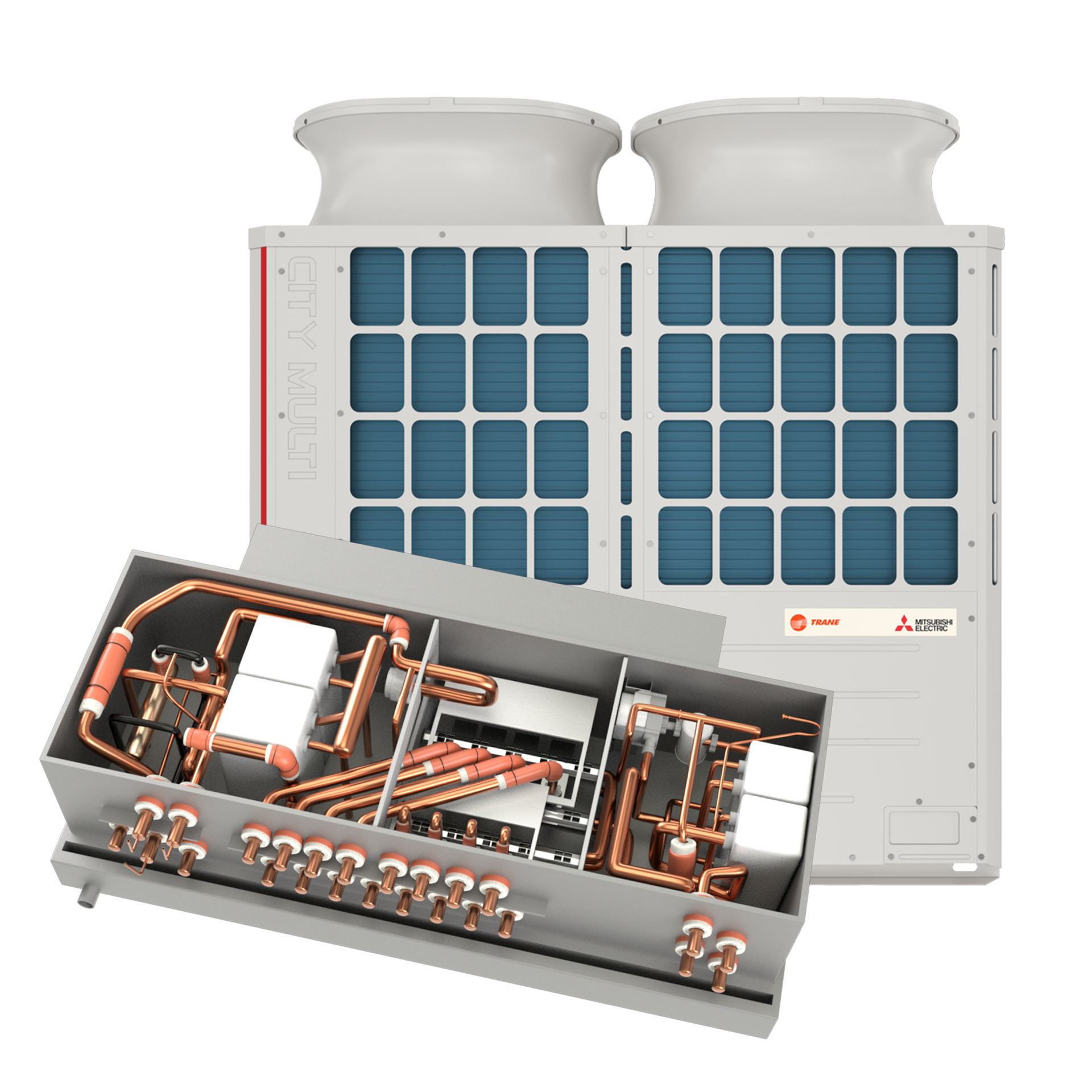 Trane Mitsubishi Electric Hvrf Heating And Cooling System 64ff8113e015b
