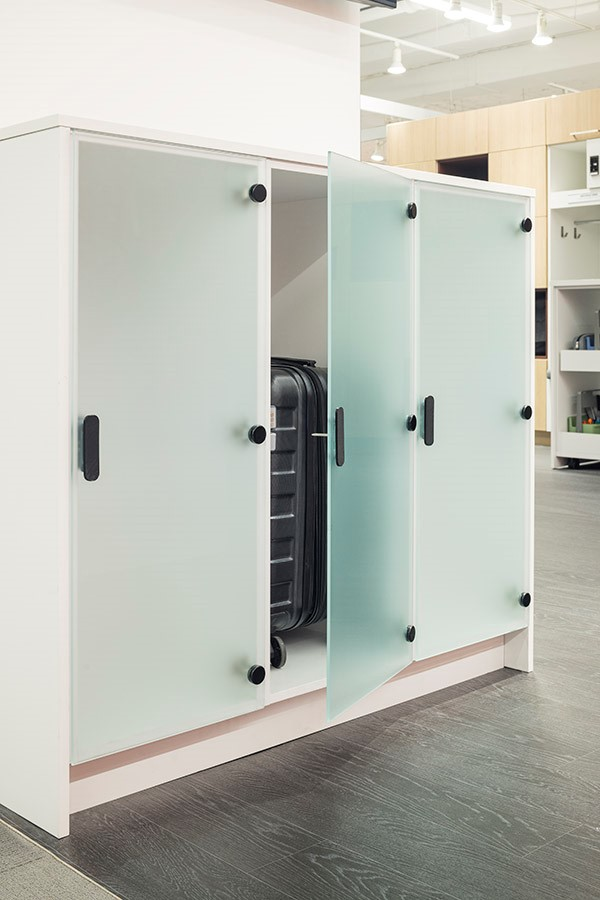 Hollman Glass Storage Locker