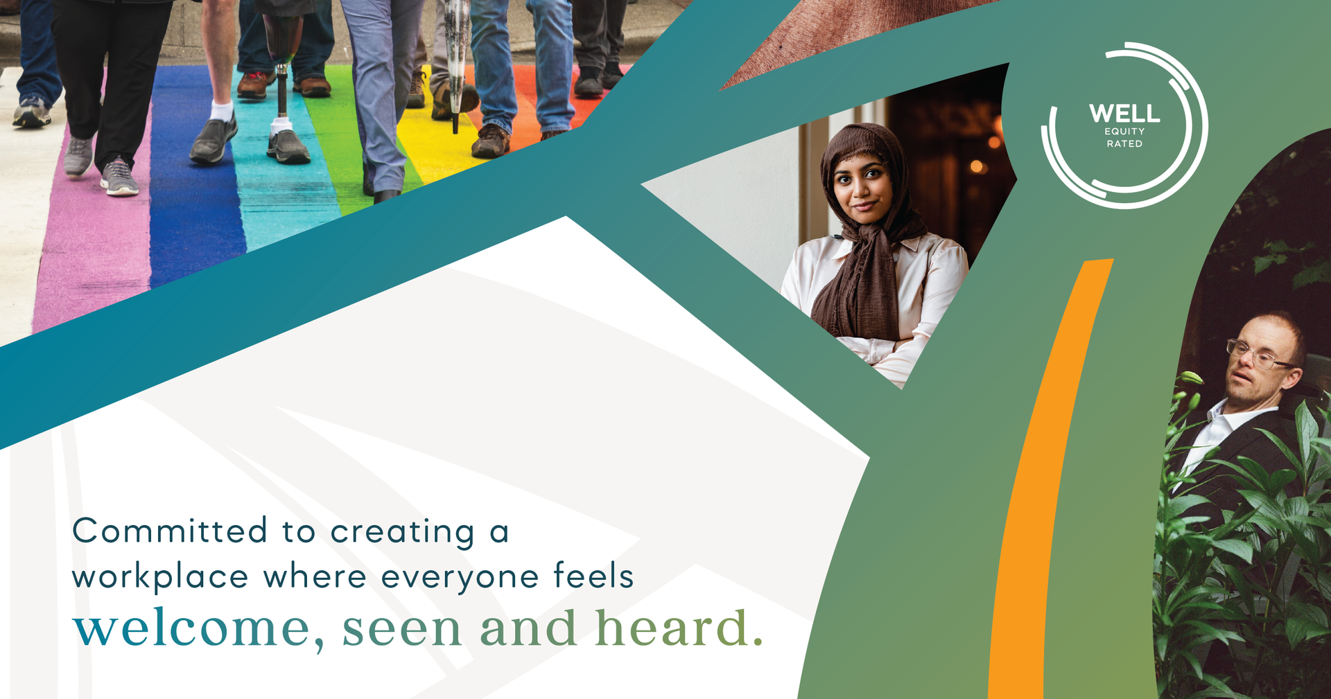 The WELL Equity Rating emphasizes inclusive design that supports people and enhances organizational performance.