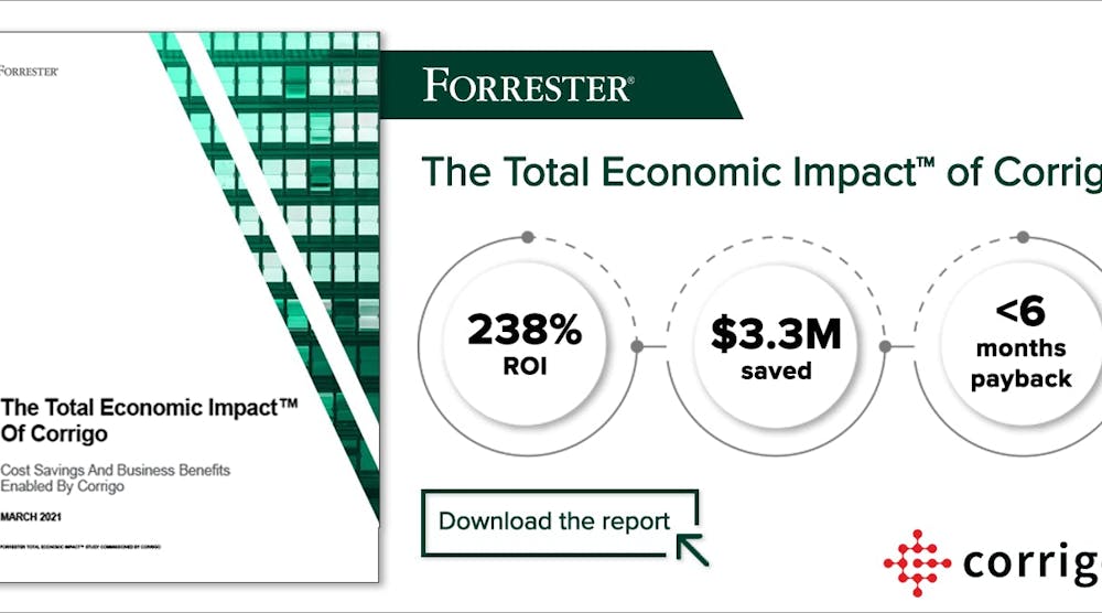 Prior to using Corrigo, Forrester says participating organizations reported dependency on multiple siloed solutions with limited functionality, which forced them to rely on inefficient and manual practices to complete invoices, track warranty information, measure quality of work and report on facilities spend.