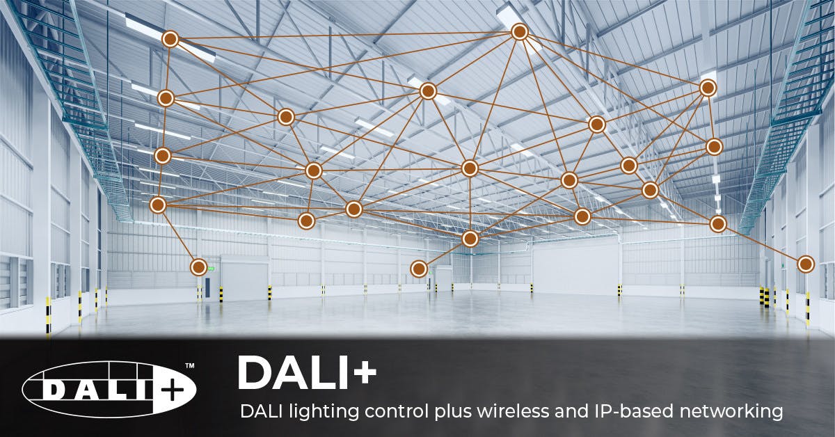 DALI+ devices communicate using existing DALI commands, but these are carried over a wireless and/or IP-based medium rather than the dedicated pair of wires used by DALI-2 and D4i.
