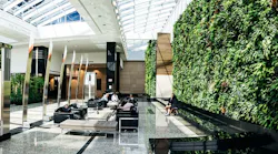 A QuadReal-managed commercial office building in Calgary, Alberta Canada. QuadReal recently outfitted its office spaces across Canada with passive optical LAN technology in preparation for smart building systems.