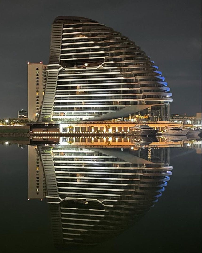 Shark Tower, Cancun, Mexico