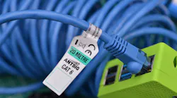 Typical Cat 6 Ethernet cable