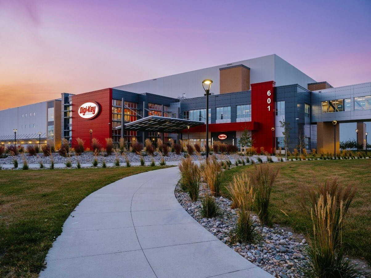 In 2022, DigiKey opened the 2.2 million square foot PDCe, one of the largest warehouses in North America, to scale capacity to keep up with skyrocketing ecommerce demand.