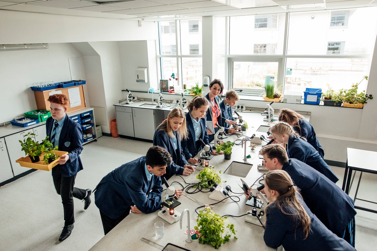 Meeting public health guidelines in schools can be made easier with a network of advanced sensors that monitor indoor air quality as part of a smart building system. (Photo credits: All images courtesy of TE Connectivity.)