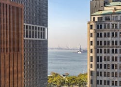 The southward view from 100 Pearl. The southward view from 100 Pearl.