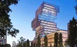 The BU Center for Computing and Data Sciences project is due to be completed this year. KPMB was the architectural contractor for the new build. The BU Center for Computing and Data Sciences project is due to be completed this year. KPMB was the architectural contractor for the new build.