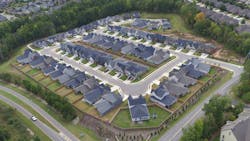 Rendering of Reynolds Landing, a 62-unit residential development built and completed in 2018 in Hoover, Ala., outside of Birmingham Rendering of Reynolds Landing, a 62-unit residential development built and completed in 2018 in Hoover, Ala., outside of Birmingham
