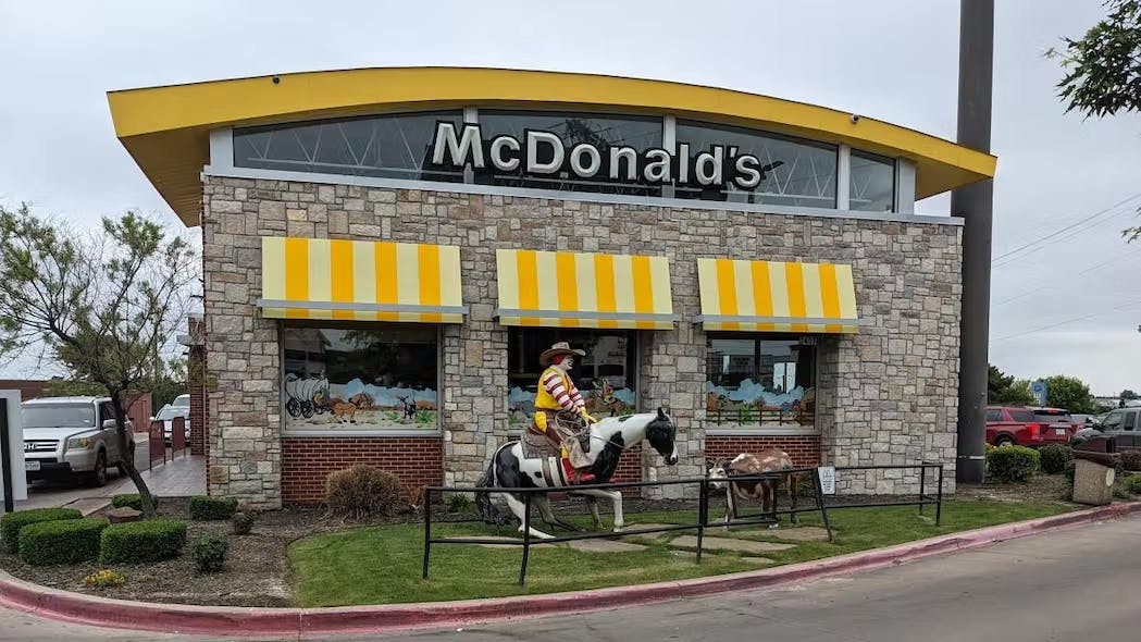 McDonald's location in Weatherford, Texas