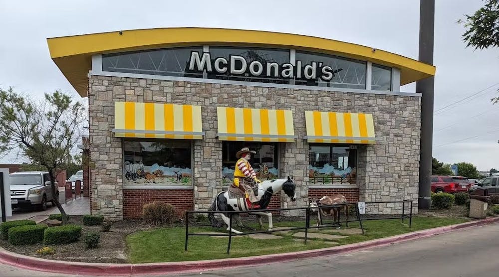 McDonald&apos;s location in Weatherford, Texas