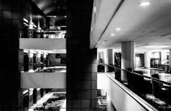 Interior of the JW Marriot hotel in Washington, DC. Interior of the JW Marriot hotel in Washington, DC.