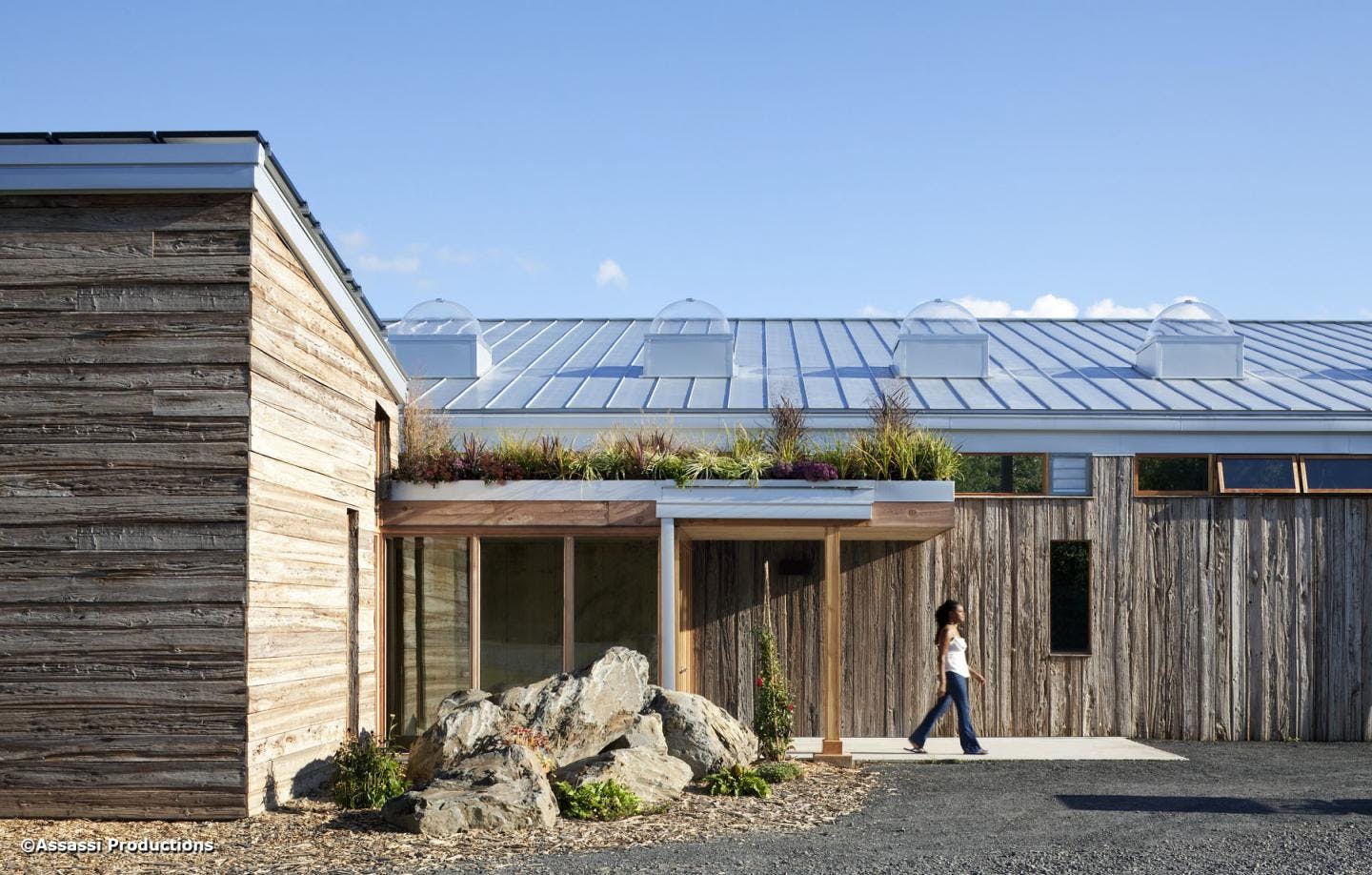 As the world's first project to be certified Living Building and LEED Platinum, the Omega Center for Sustainable Living, in Rhinebeck, N.Y., is net zero energy and water.