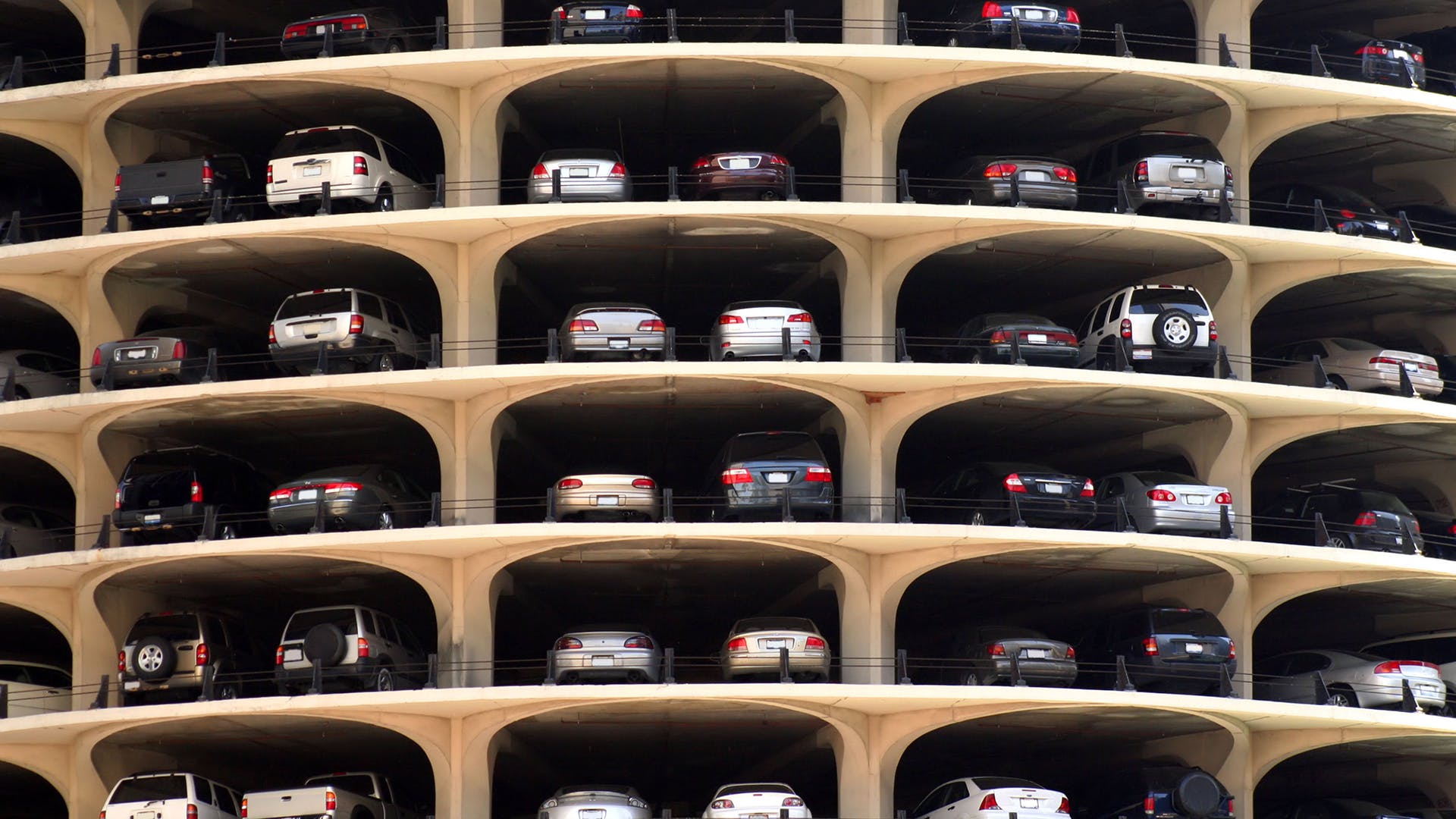 Marina City parking lot, Chicago