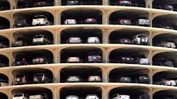 Marina City parking lot, Chicago Marina City parking lot, Chicago