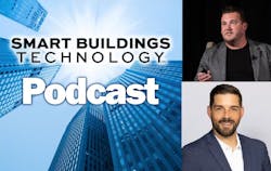 For this episode of the Smart Buildings Technology Podcast, senior editor Matt Vincent sat down with Andrew Blauvelt, senior product director with Acuity Brands’ Atrius unit, with a focus on sustainability, ESG, IoT, SaaS, and energy technologies; and Chris Vintinner, product line manager with Distech Controls. For this episode of the Smart Buildings Technology Podcast, senior editor Matt Vincent sat down with Andrew Blauvelt, senior product director with Acuity Brands’ Atrius unit, with a focus on sustainability, ESG, IoT, SaaS, and energy technologies; and Chris Vintinner, product line manager with Distech Controls.