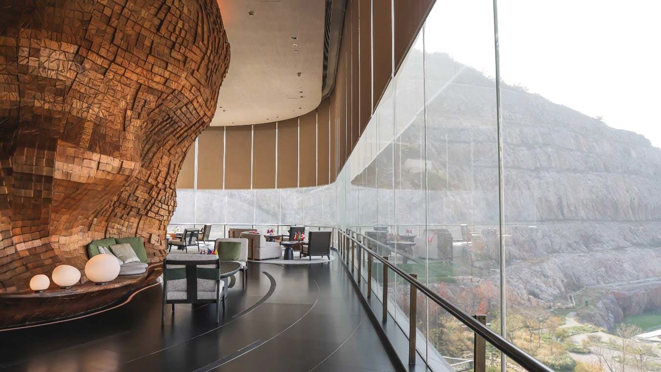 Hotel Restaurant in the Banyan Tree Nanjing Garden Expo.