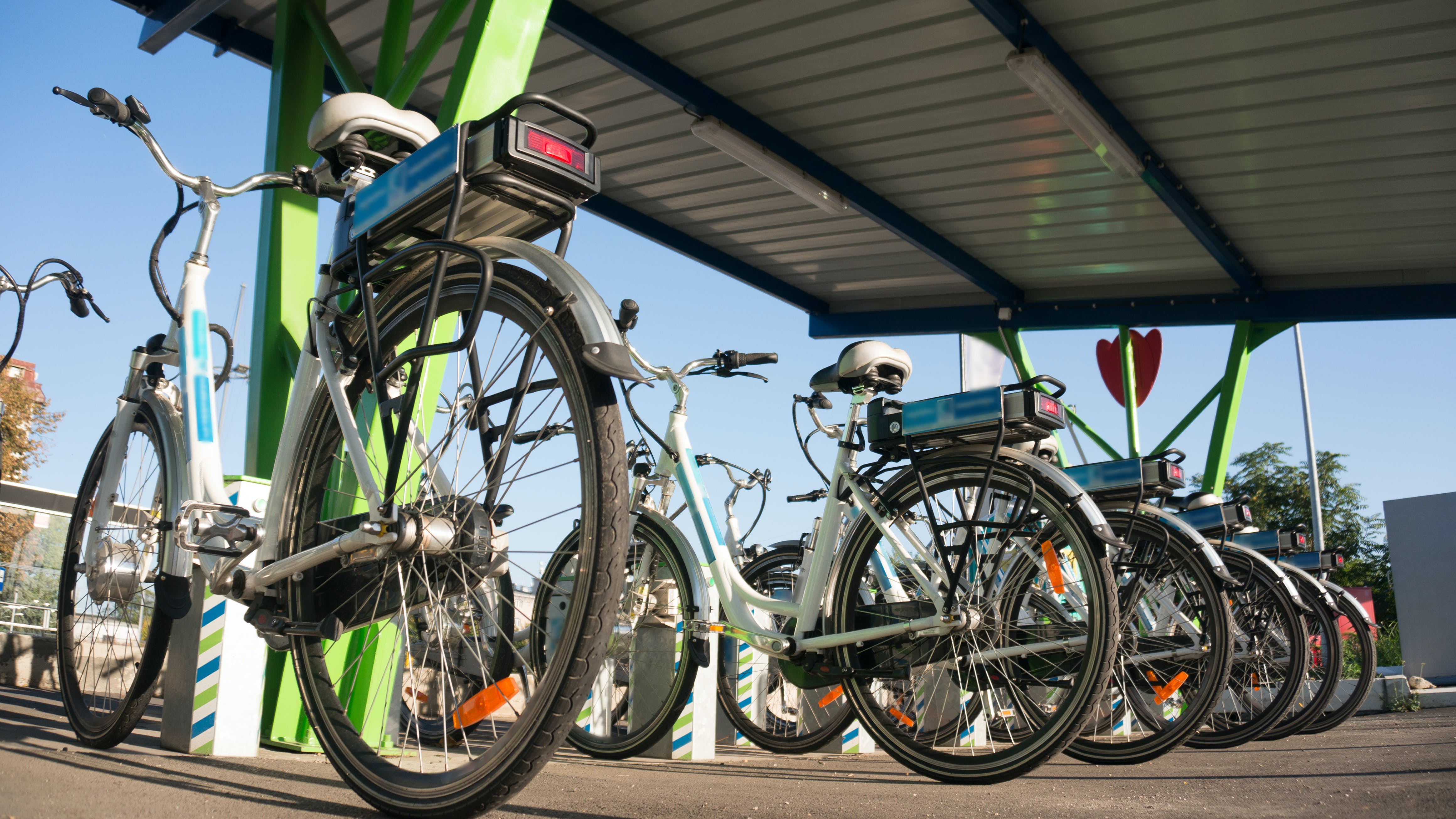 Electric transportation devices, like these rental bikes, are growing in popularity. However, manufacturing defects or damage to the battery can lead to dangerous battery fires.