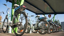 Electric transportation devices, like these rental bikes, are growing in popularity. However, manufacturing defects or damage to the battery can lead to dangerous battery fires.